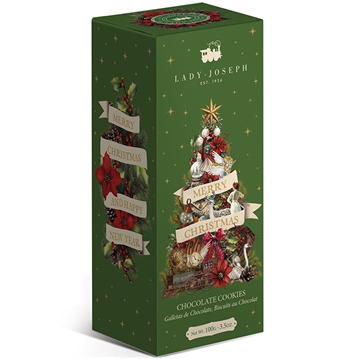 Christmas chocolate filled  biscuits
